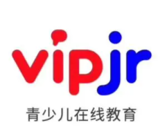 vipJr青少儿在线英语品牌logo