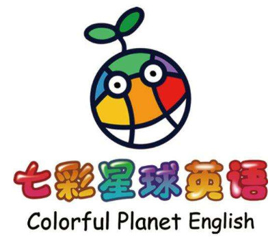 七彩星球少儿英语品牌logo
