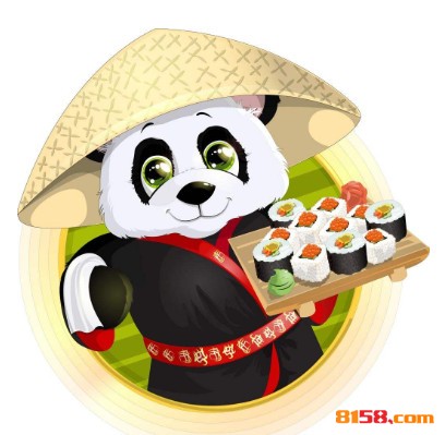 熊猫鲜森外带寿司品牌logo