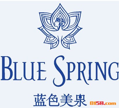 蓝色美泉品牌logo